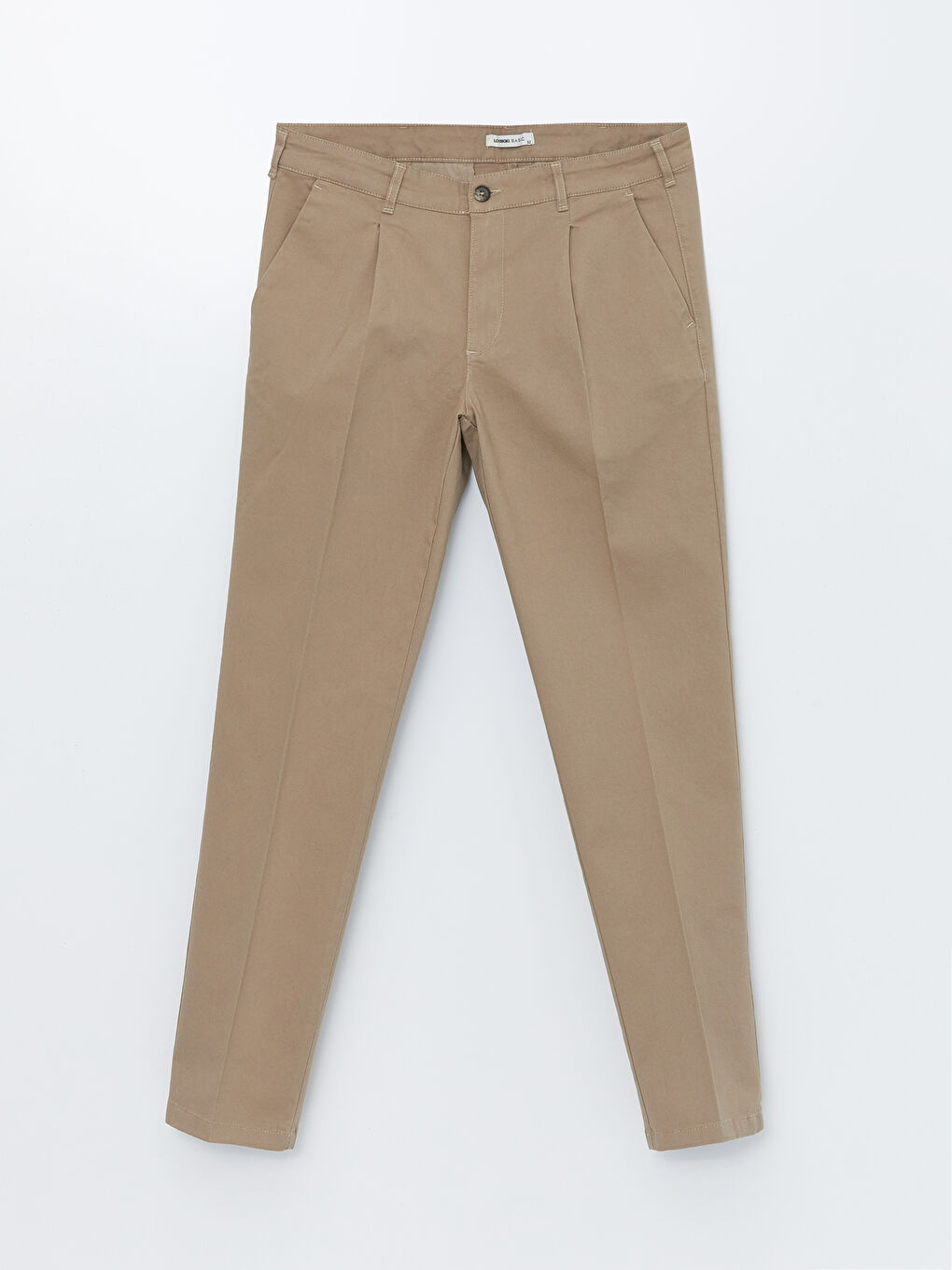 LCWAIKIKI Classic Bej Standart Kalıp Erkek Chino Pantolon - 5