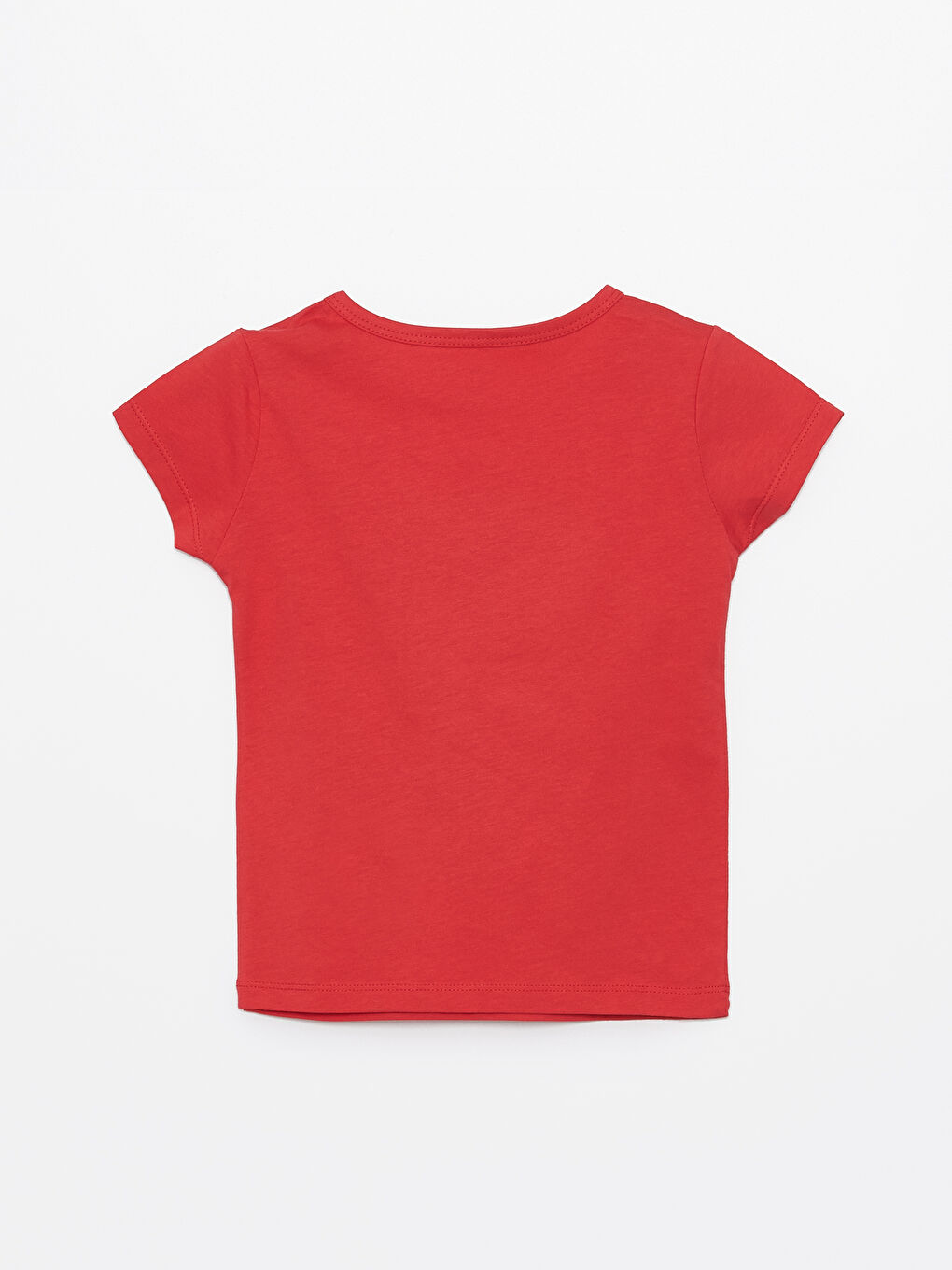 Kırmızı Bisiklet Yaka Kısa Kollu Baskılı Kız Bebek Şortlu Pijama Takımı-3