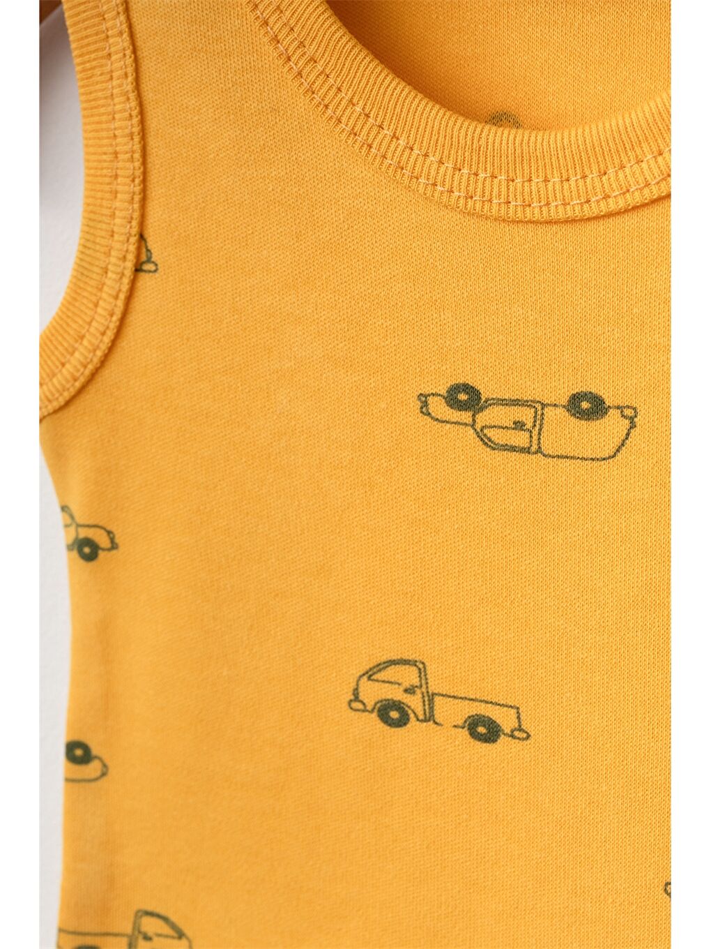 Karışık Bisiklet Yaka Erkek Bebek Çıtçıtlı Body 2'li-1