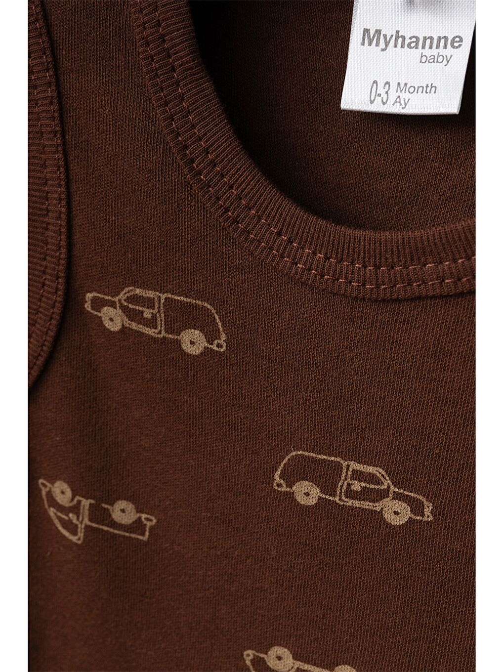 Karışık Bisiklet Yaka Erkek Bebek Çıtçıtlı Body 2'li-2