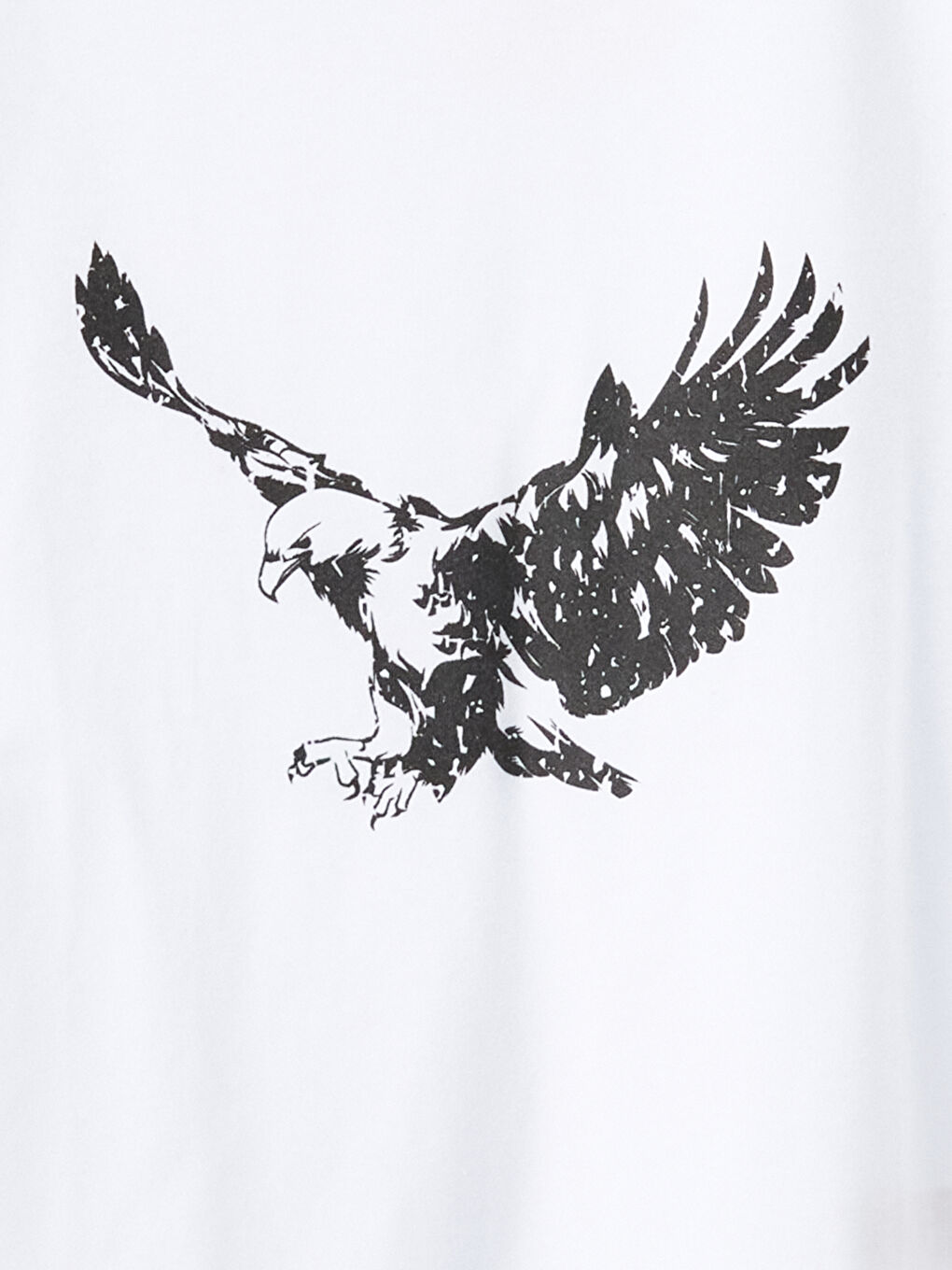 Beyaz Bisiklet Yaka Baskılı Erkek Çocuk Tişört ve Şort 2'li Takım-2