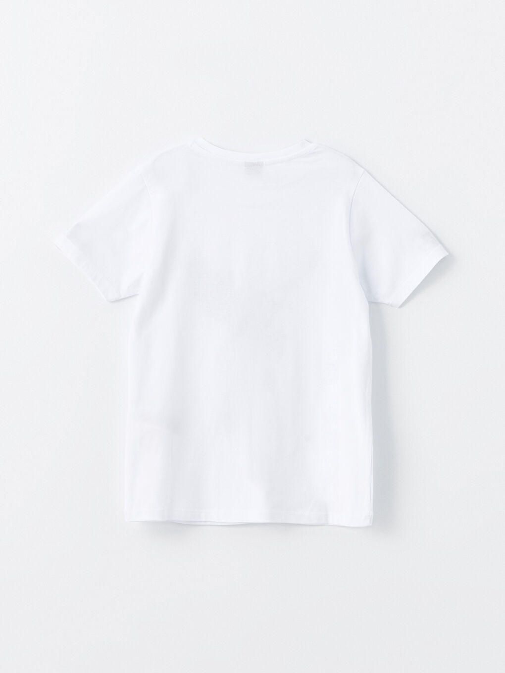 Beyaz Bisiklet Yaka Baskılı Erkek Çocuk Tişört ve Şort 2'li Takım-3