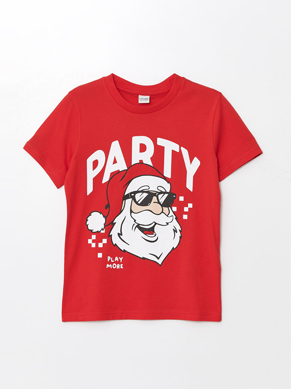 Crew Neck Christmas Themed Boys T-Shirt -S4LB29Z4-HC3