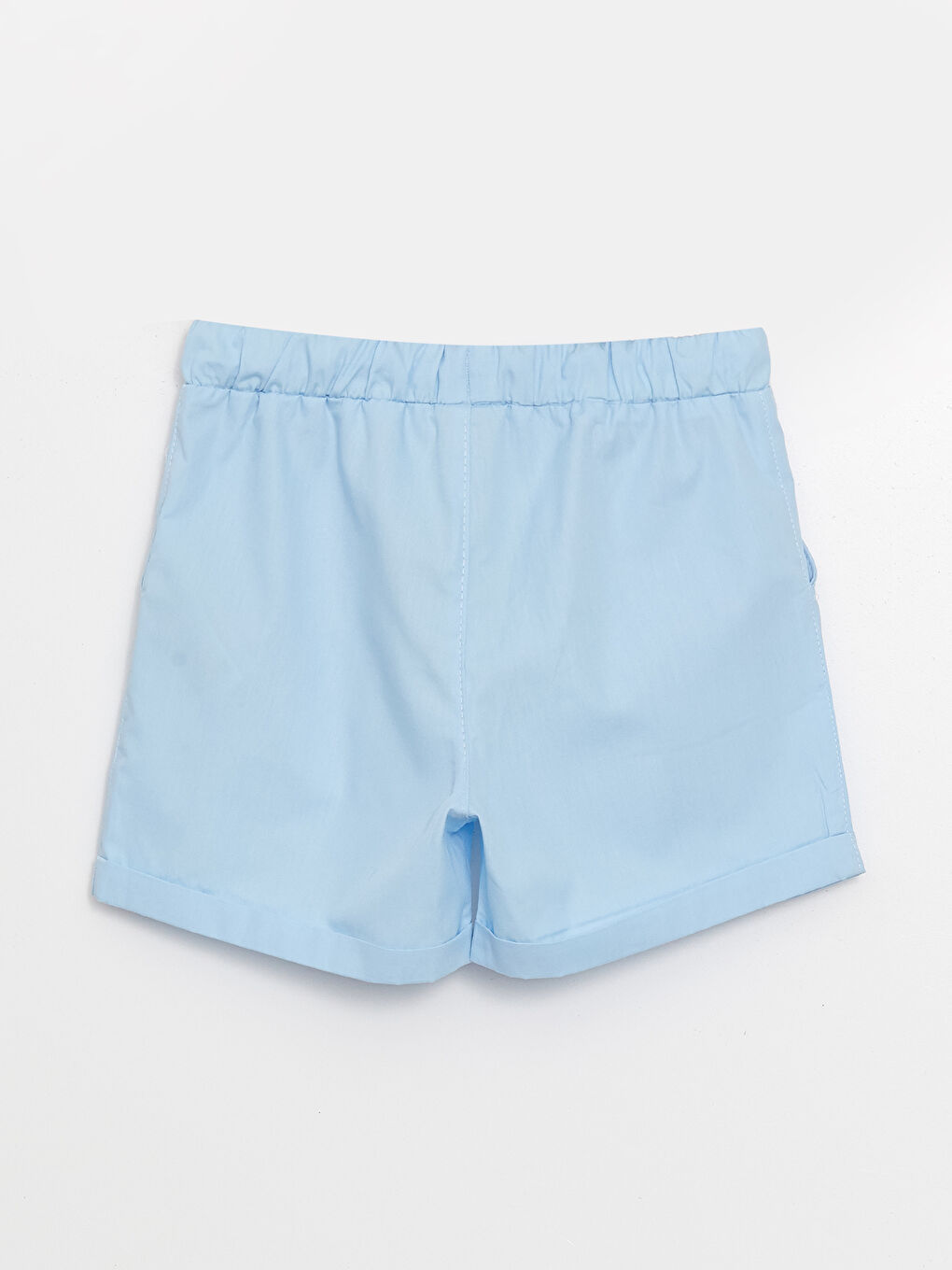 Elastic Waist Basic Girl Shorts 2 Pieces -S4LB77Z4-YBN