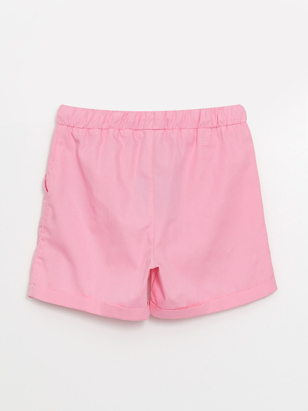 Elastic Waist Basic Girl Shorts 2 Pieces -S4LB77Z4-YBN