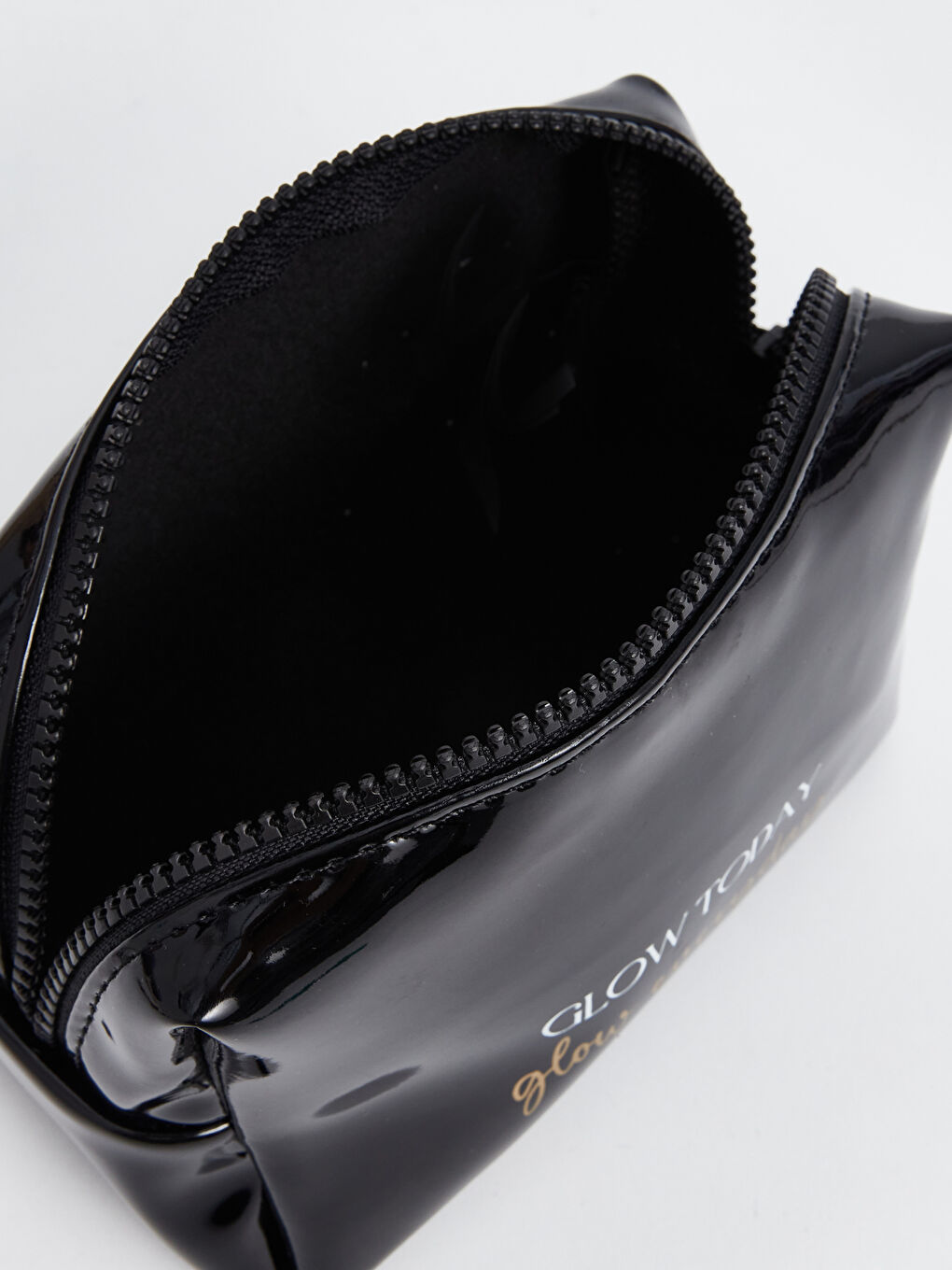 Yazı Baskılı Kadın Makyaj Çantası-2