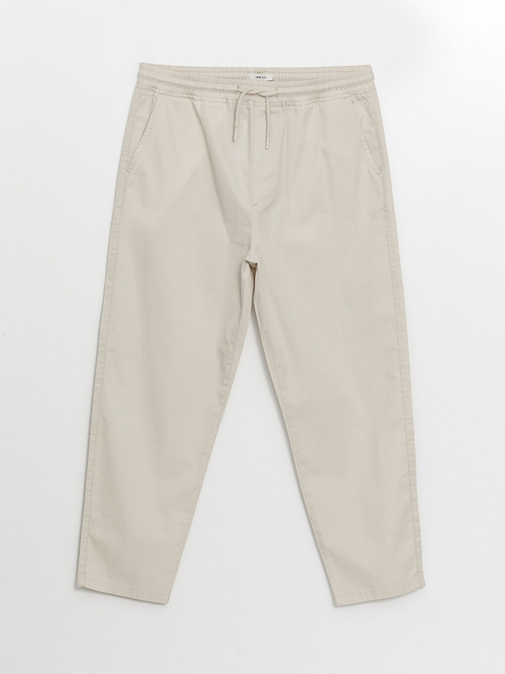 Bej Rahat Kalıp Gabardin Erkek Pantolon-4