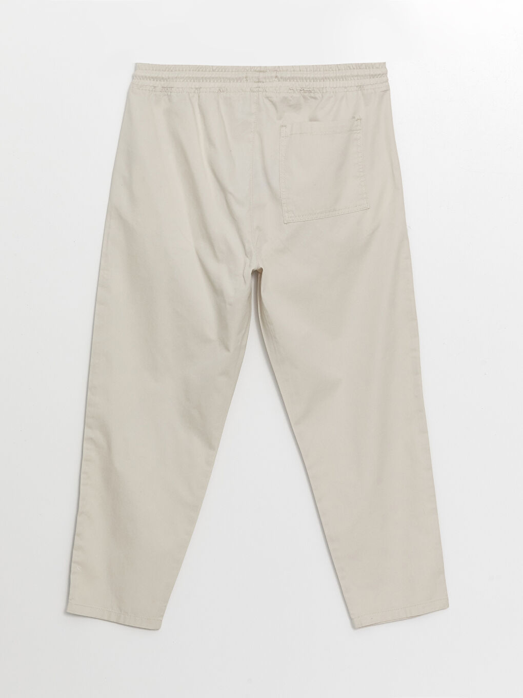 Bej Rahat Kalıp Gabardin Erkek Pantolon-5