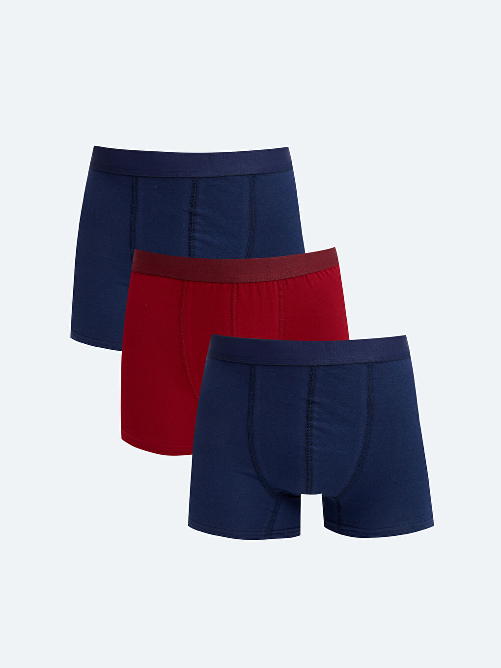 Karışık Dar Kalıp Erkek Boxer 3'lü