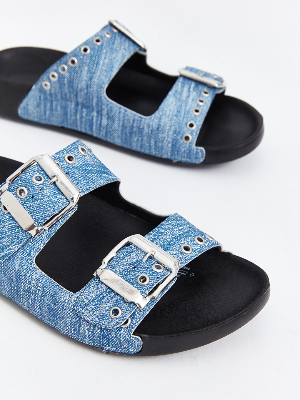 Women's Double Banded Slippers -S4LC84Z8-YEB