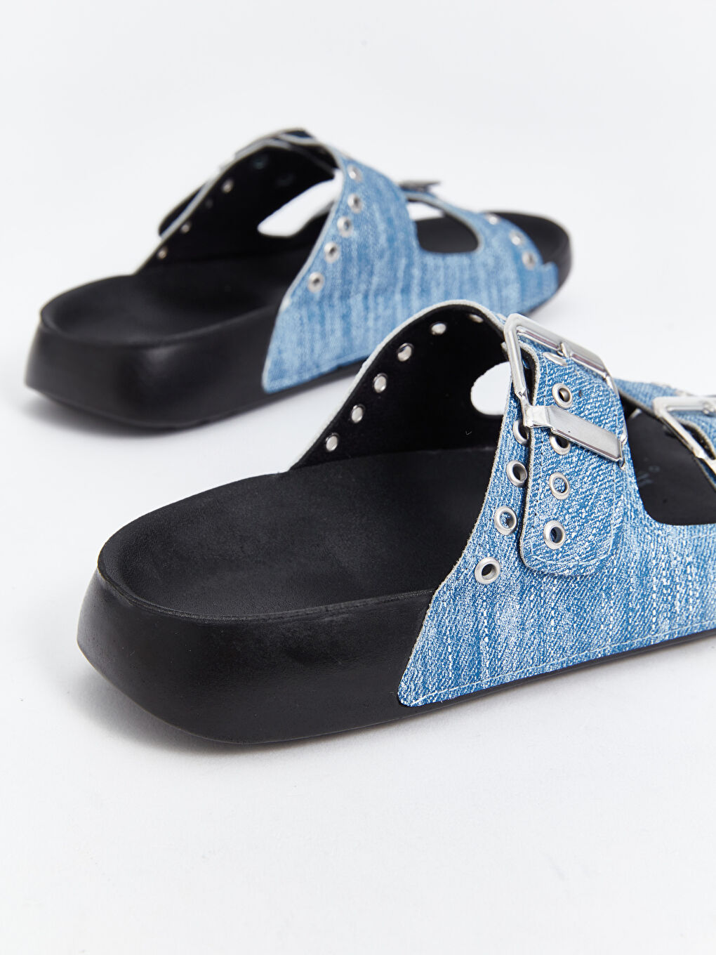 Women's Double Banded Slippers -S4LC84Z8-YEB