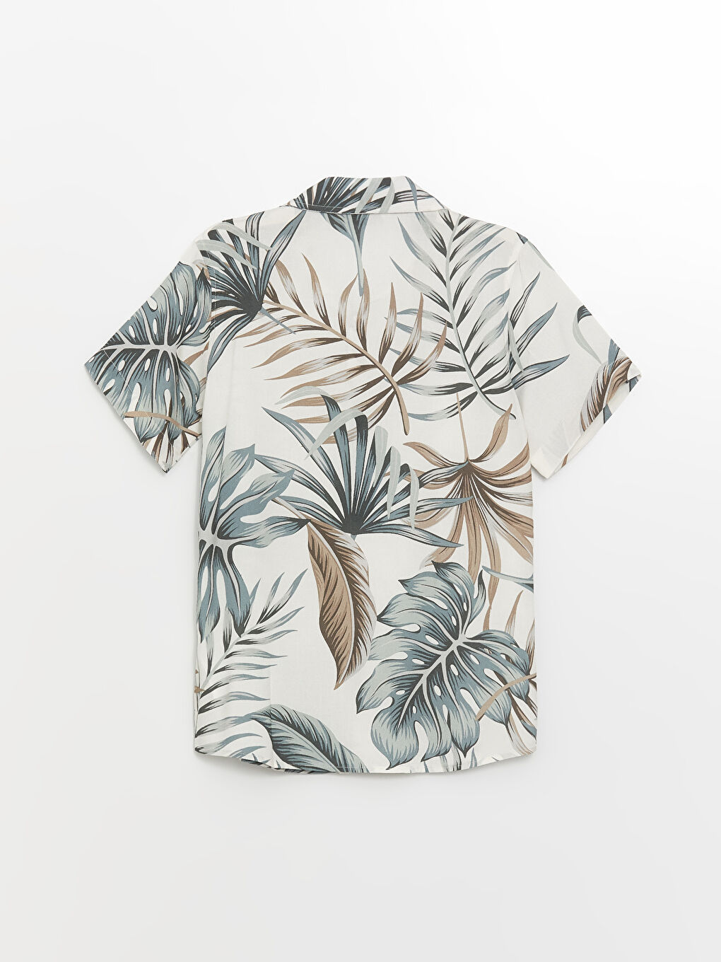 Patterned Short Sleeve Boy Shirt -S4LC88Z4-VE4