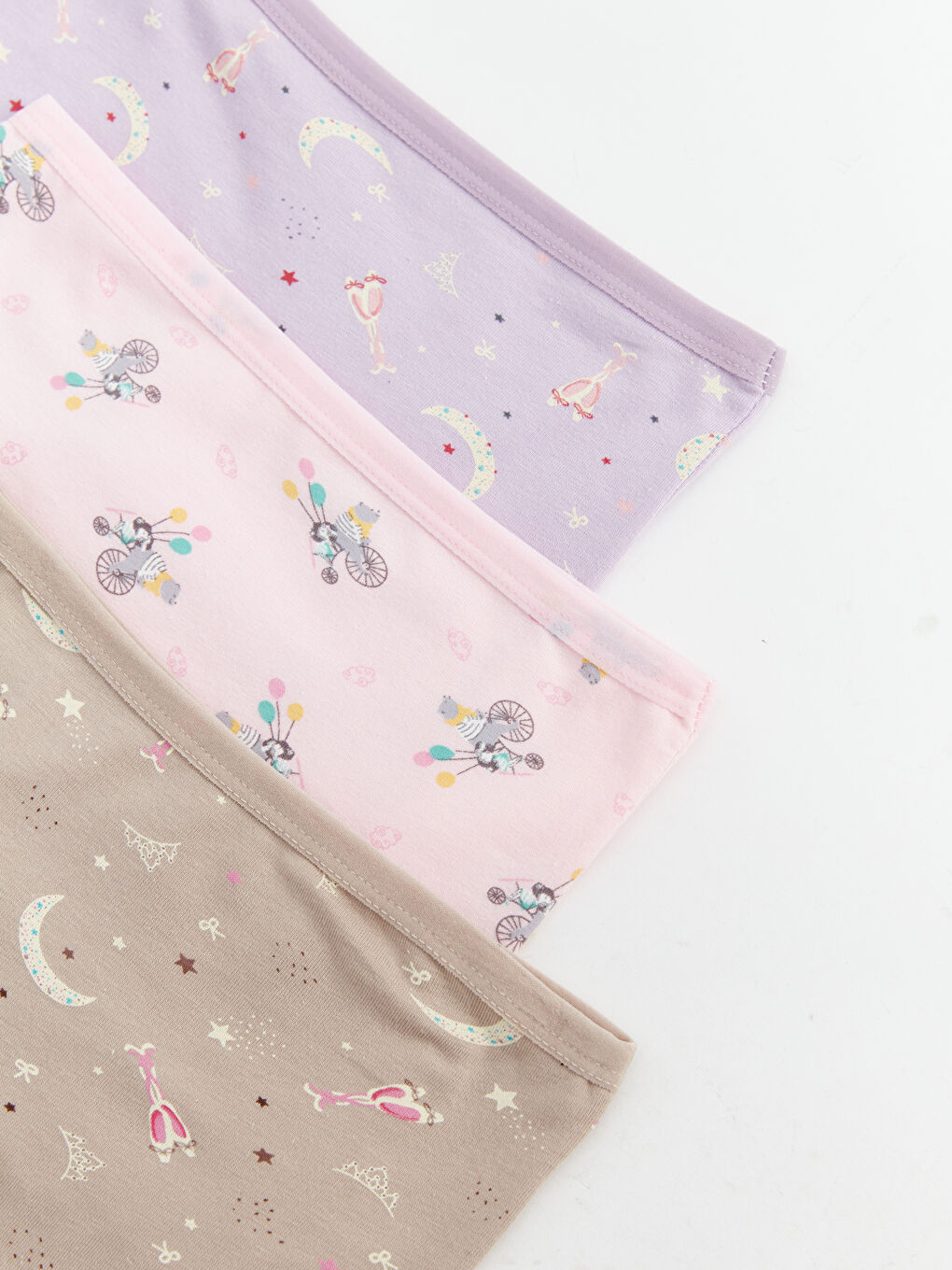 Karışık Dar Kalıp Kız Bebek Boxer 3'lü-2