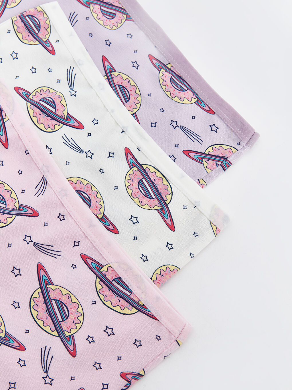 Karışık Dar Kalıp Kız Bebek Boxer 3'lü-2