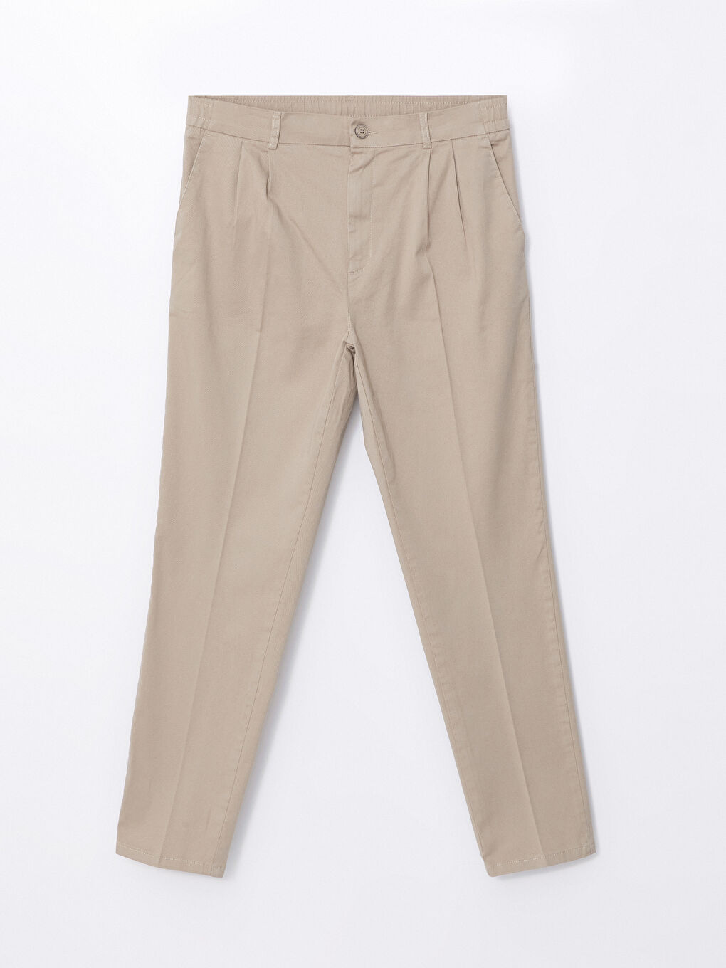 LCWAIKIKI Classic Bej Standart Kalıp Erkek Chino Pantolon - 4