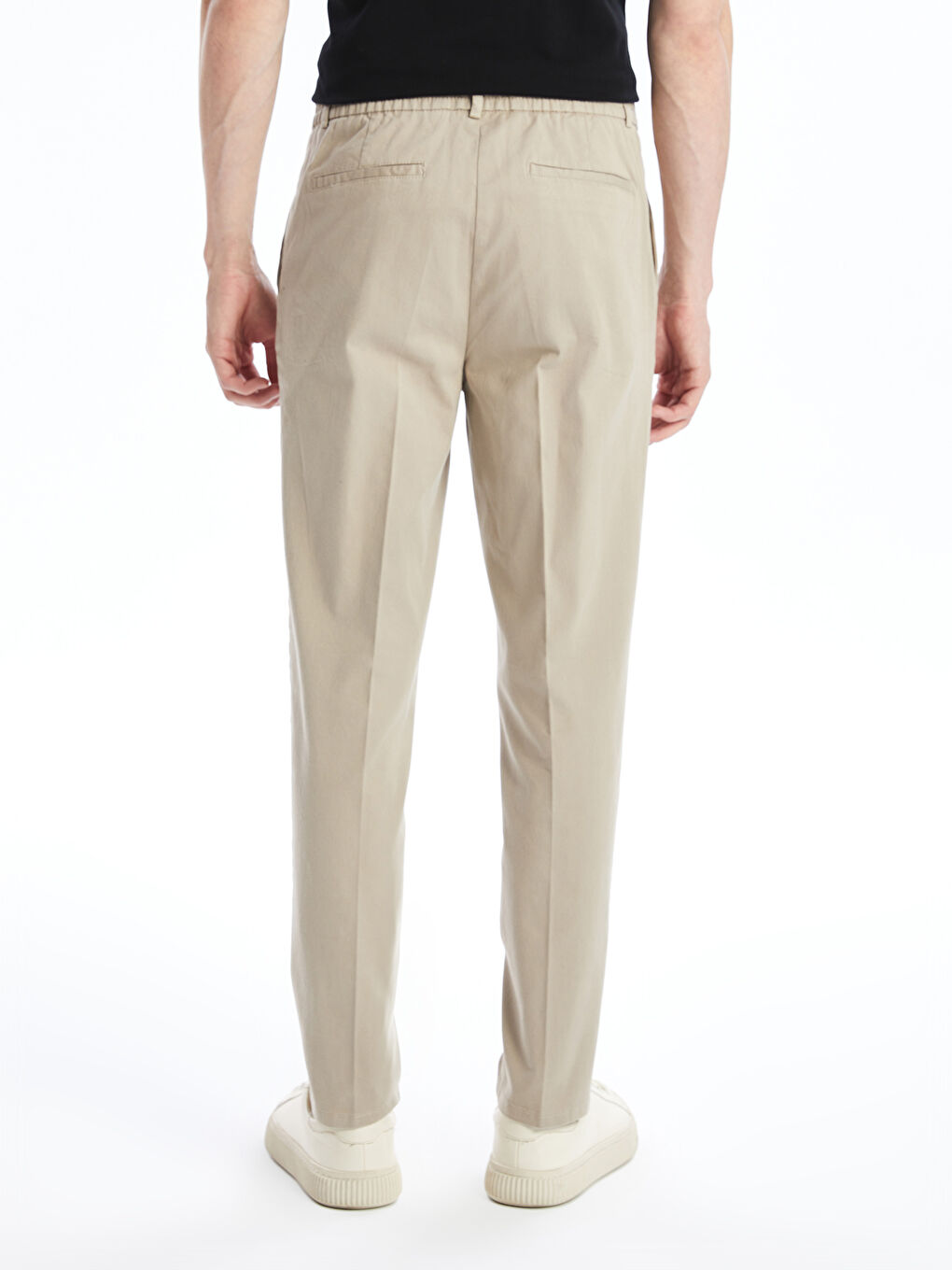 LCWAIKIKI Classic Bej Standart Kalıp Erkek Chino Pantolon - 3