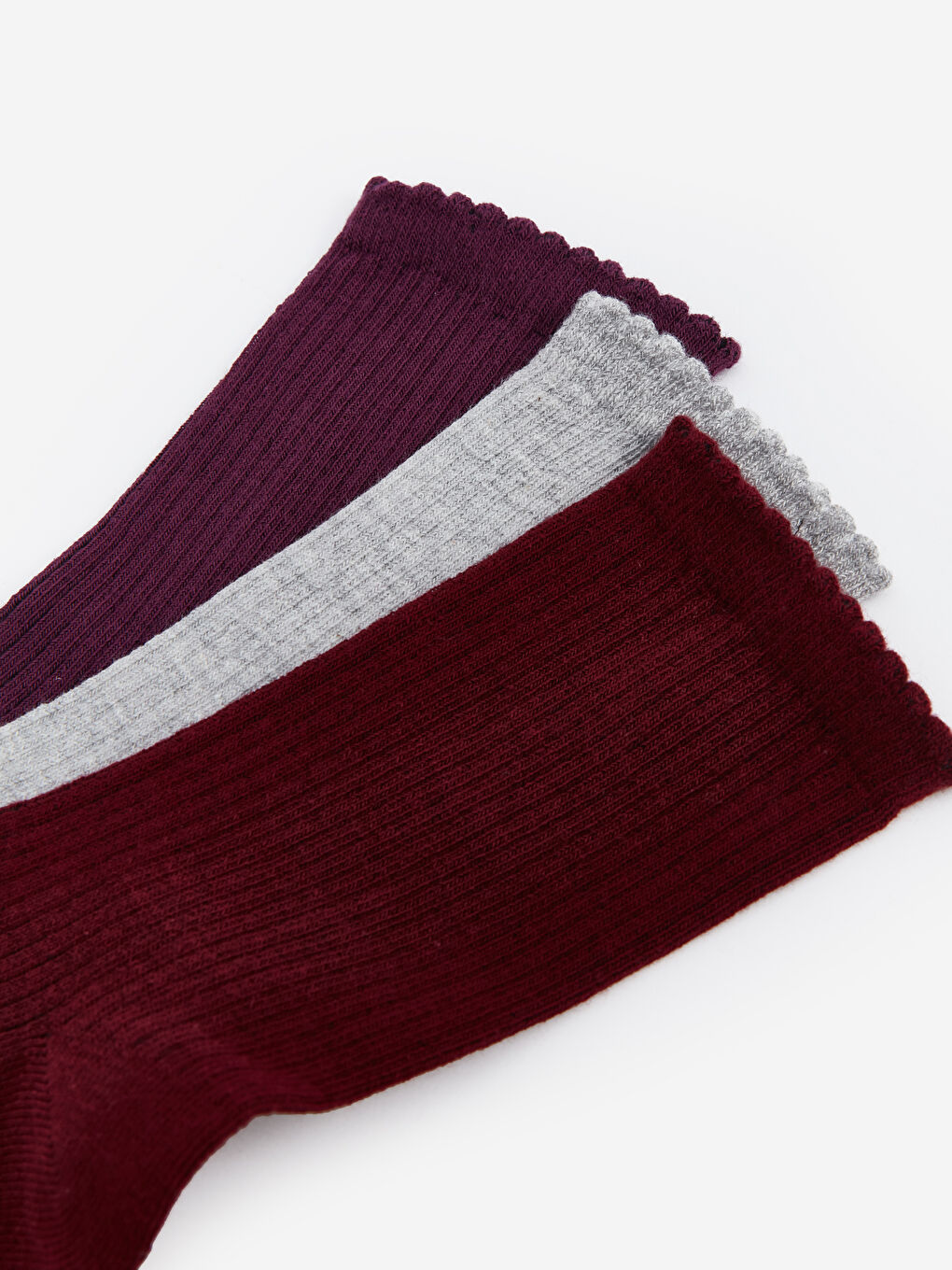 Chaussettes de Cheville Unies pour Femmes Lot de 3 Pièces-2