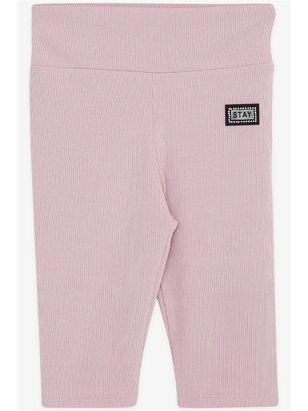 Lila Beli Lastikli Kız Çocuk Şort