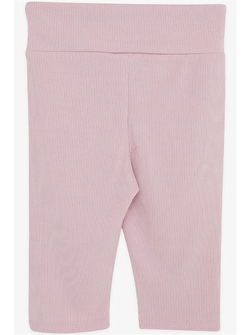 Lila Beli Lastikli Kız Çocuk Şort-1