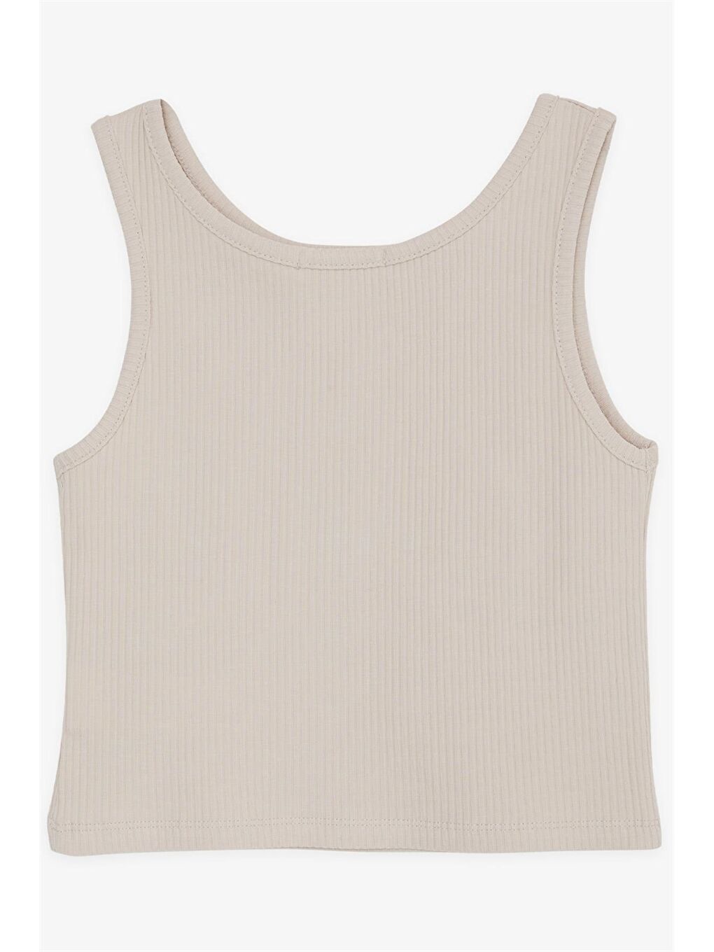 Bej U Yaka Kız Çocuk Atlet-1