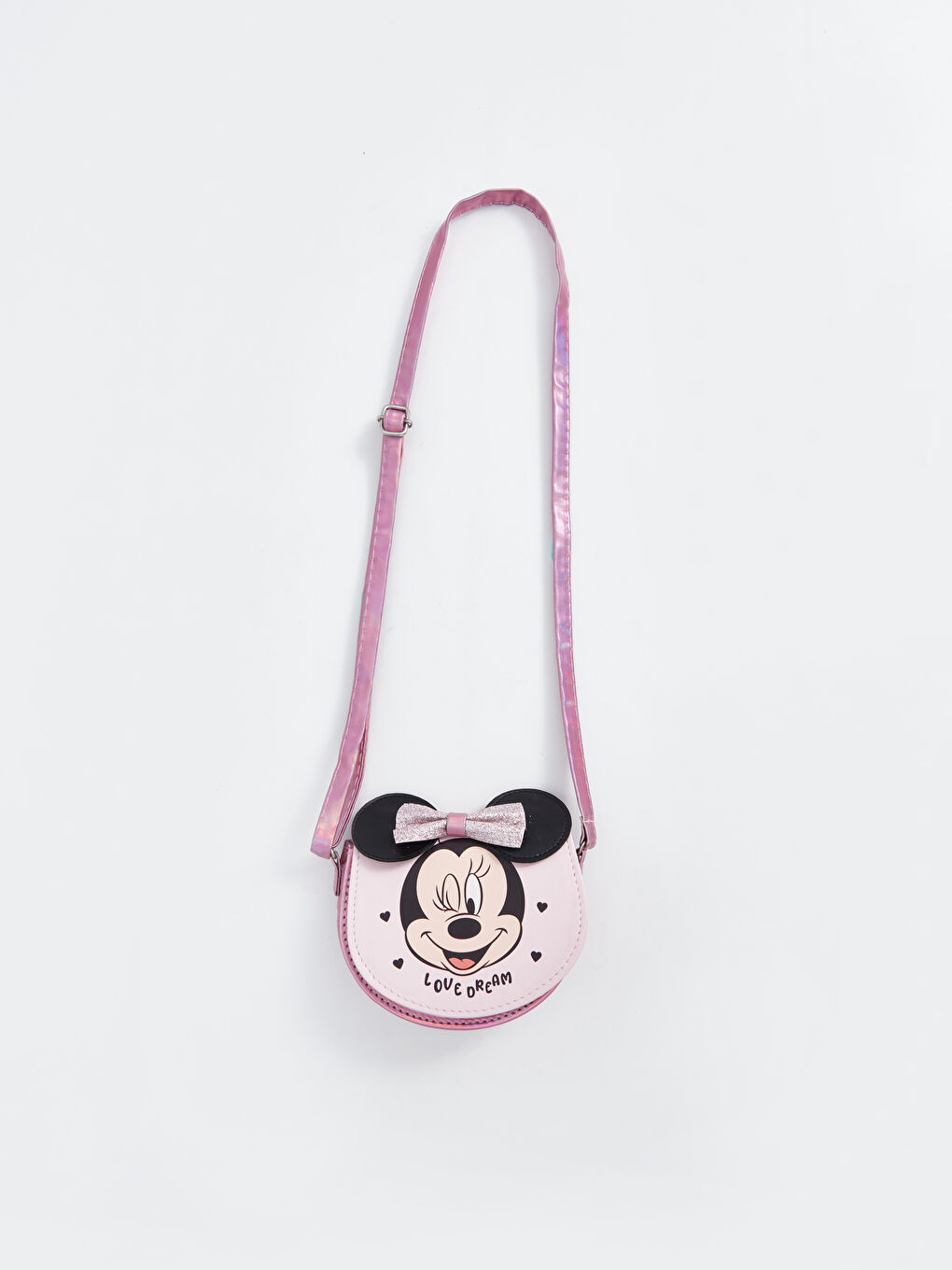 LCW ACCESSORIES Pembe Minnie Mouse Baskılı Kız Çocuk Kol Çantası - 1