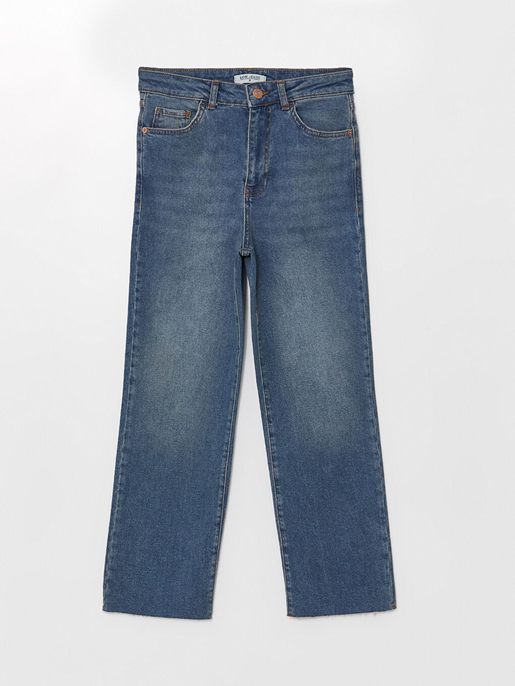 Straight Fit Women's Denim Trousers -S4LF23Z8-507