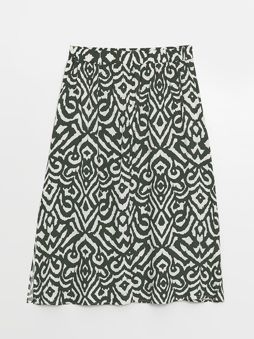 Women Skirt With Elastic Waist Pattern -S4LG56Z8-LRR