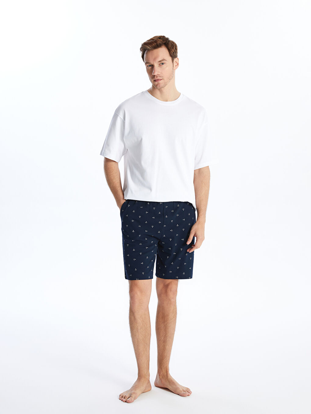 LC WAIKIKI Standart Kalıp Erkek Pijama Alt Şort -S4LG60Z8-LSJ