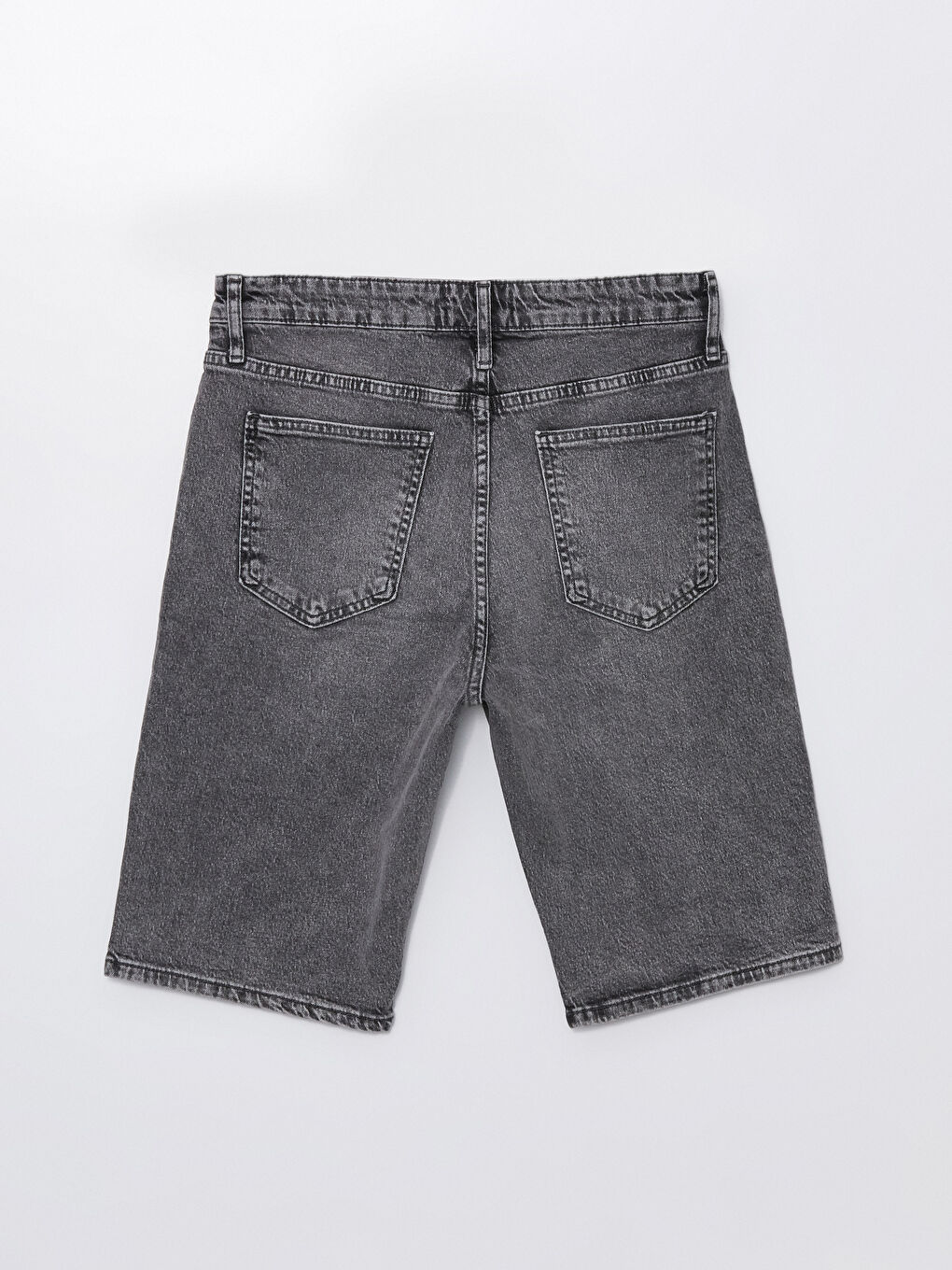 LCW Jeans Gri Rodeo Standart Kalıp Erkek Jean Şort - 6