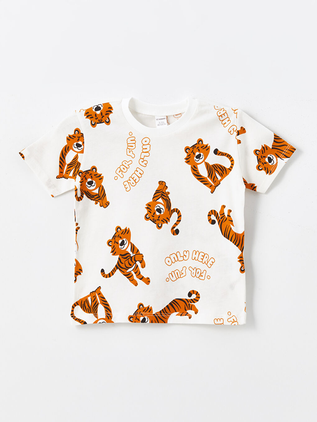 Printed Short Sleeve Baby Boys' 3-Piece Set-3