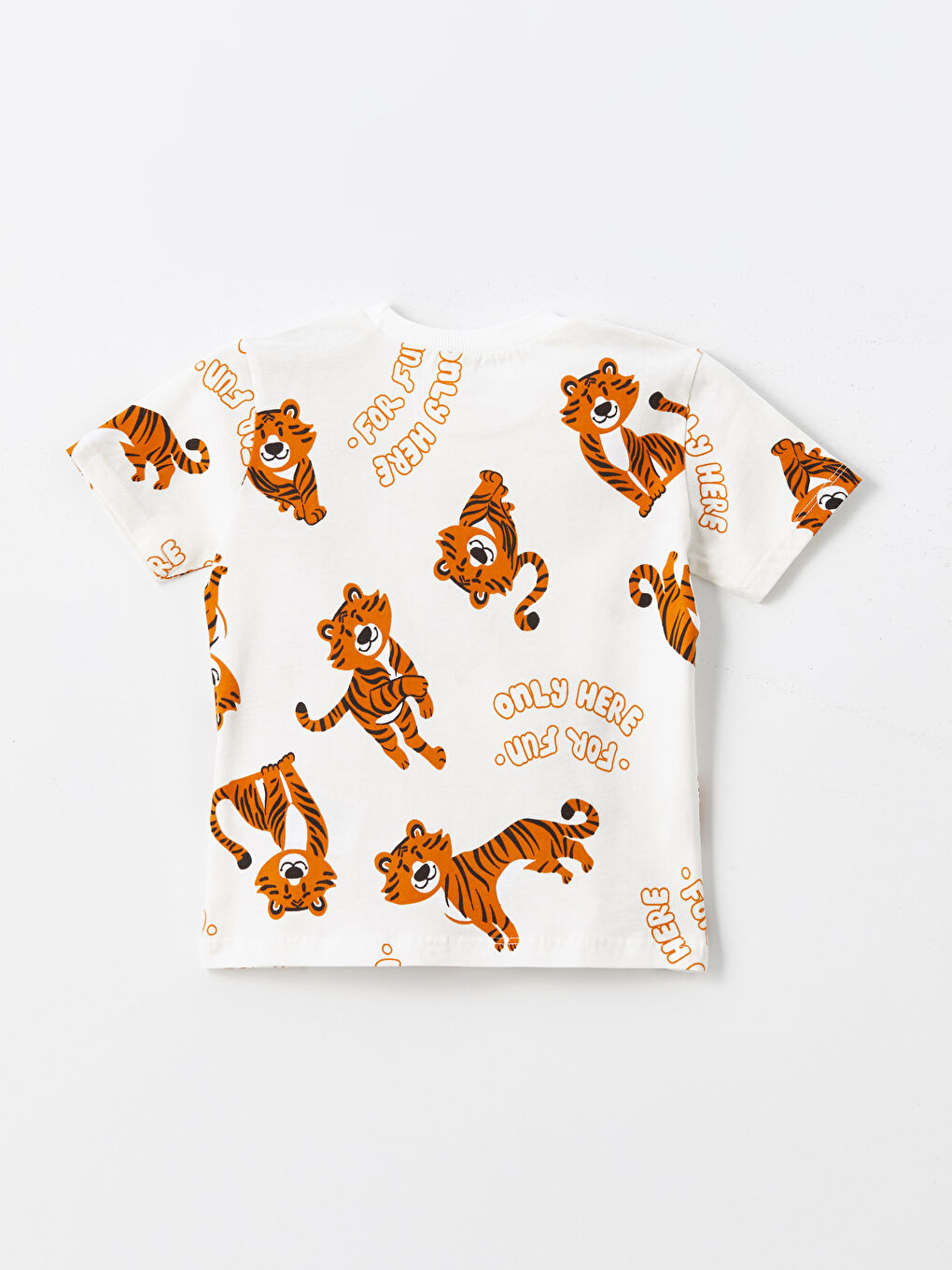 Printed Short Sleeve Baby Boys' 3-Piece Set-4