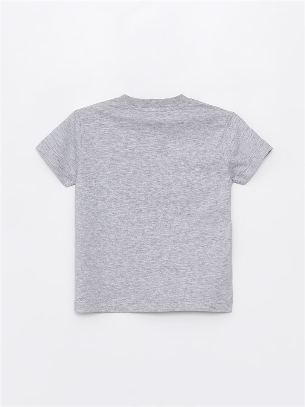 Gri Bisiklet Yaka Erkek Bebek Tişört-2