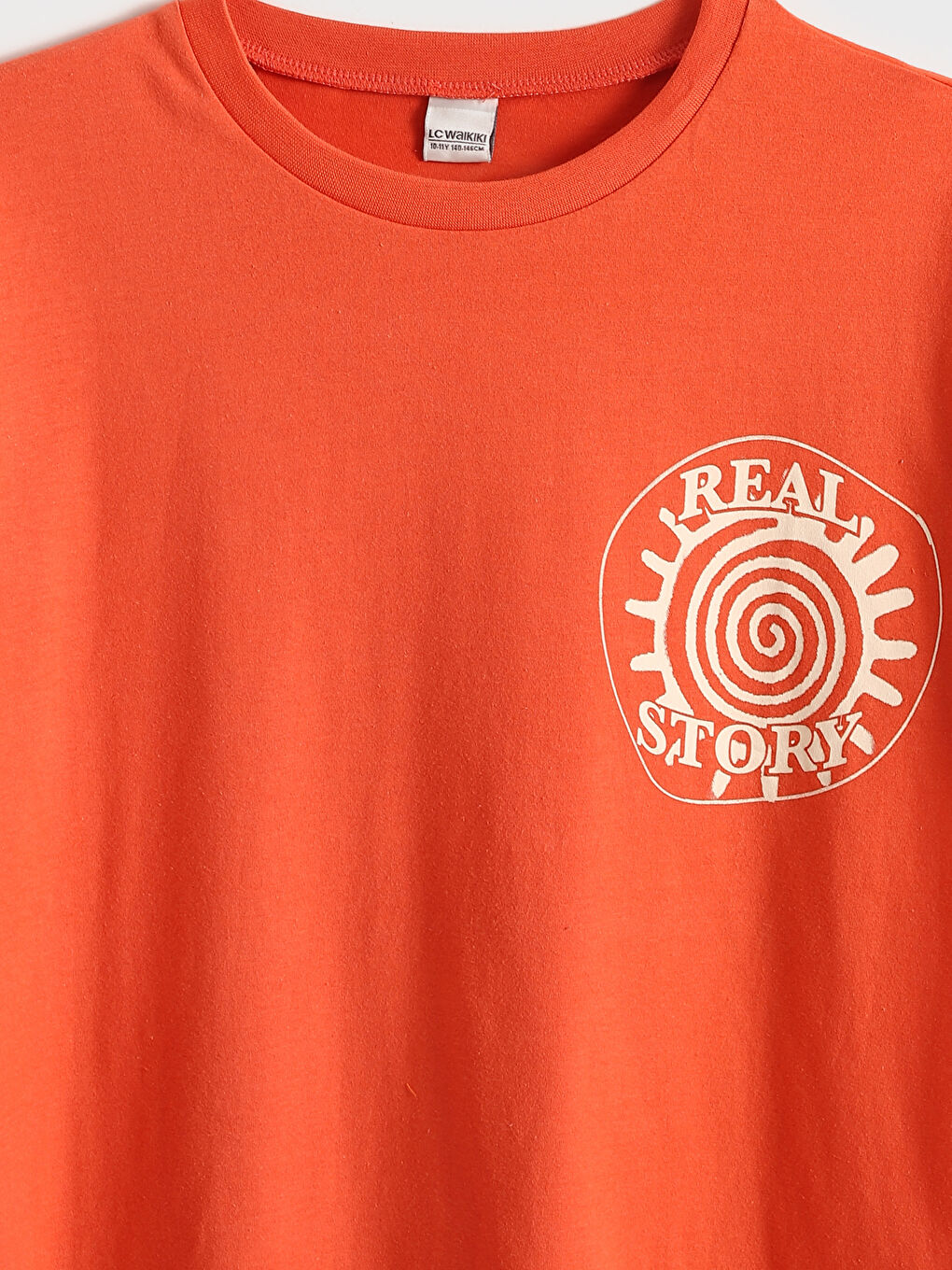 Crew Neck Boys' T-Shirt -S4LI79Z4-GNW