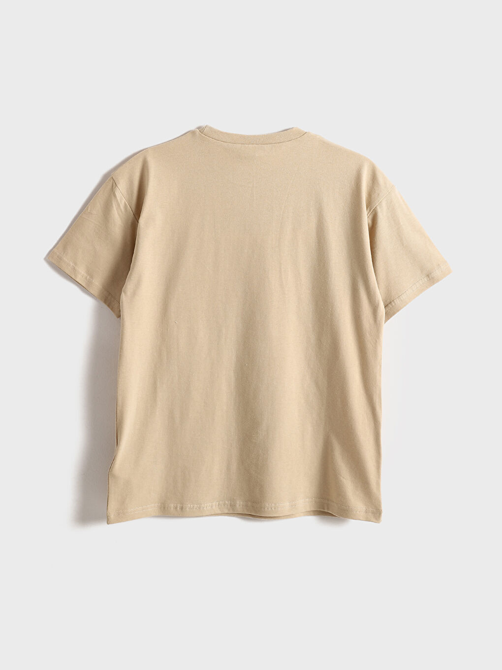 Crew Neck Printed Boys' T-Shirt -S4LI84Z4-FHL