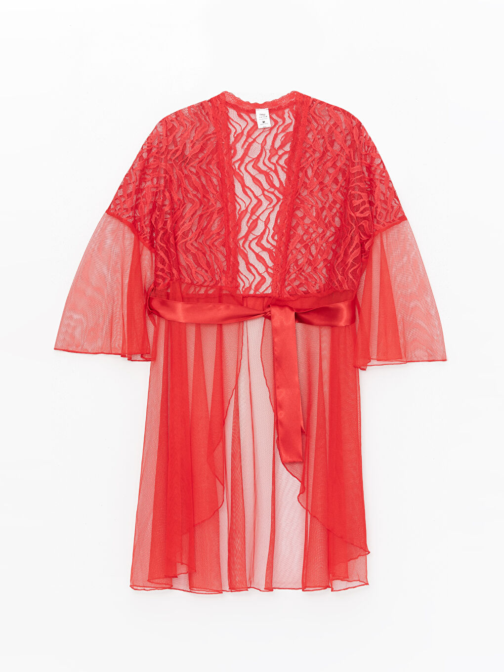 Kırmızı 2'li Saten Kadın Gecelik