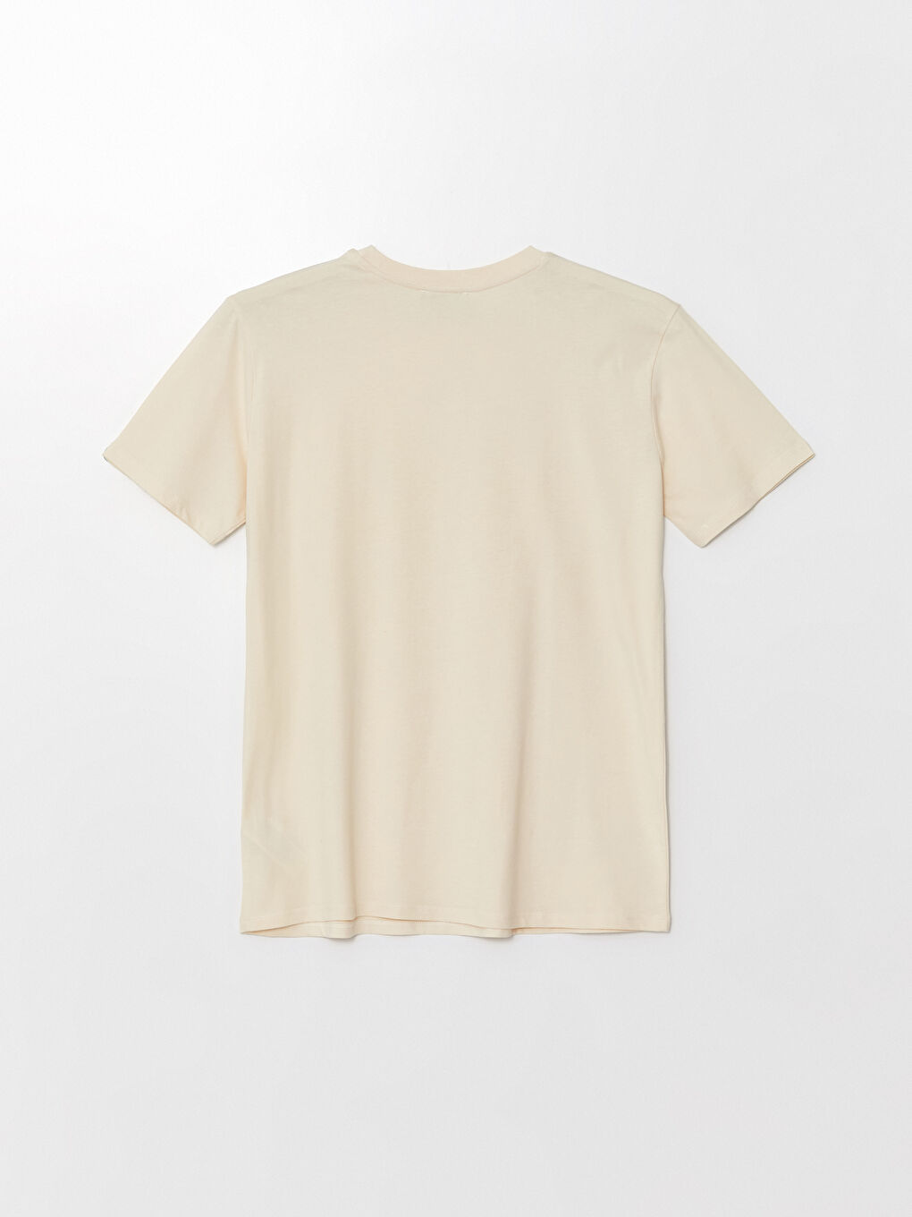 Bej Bisiklet Yaka Baskılı Kadın Tunik-6