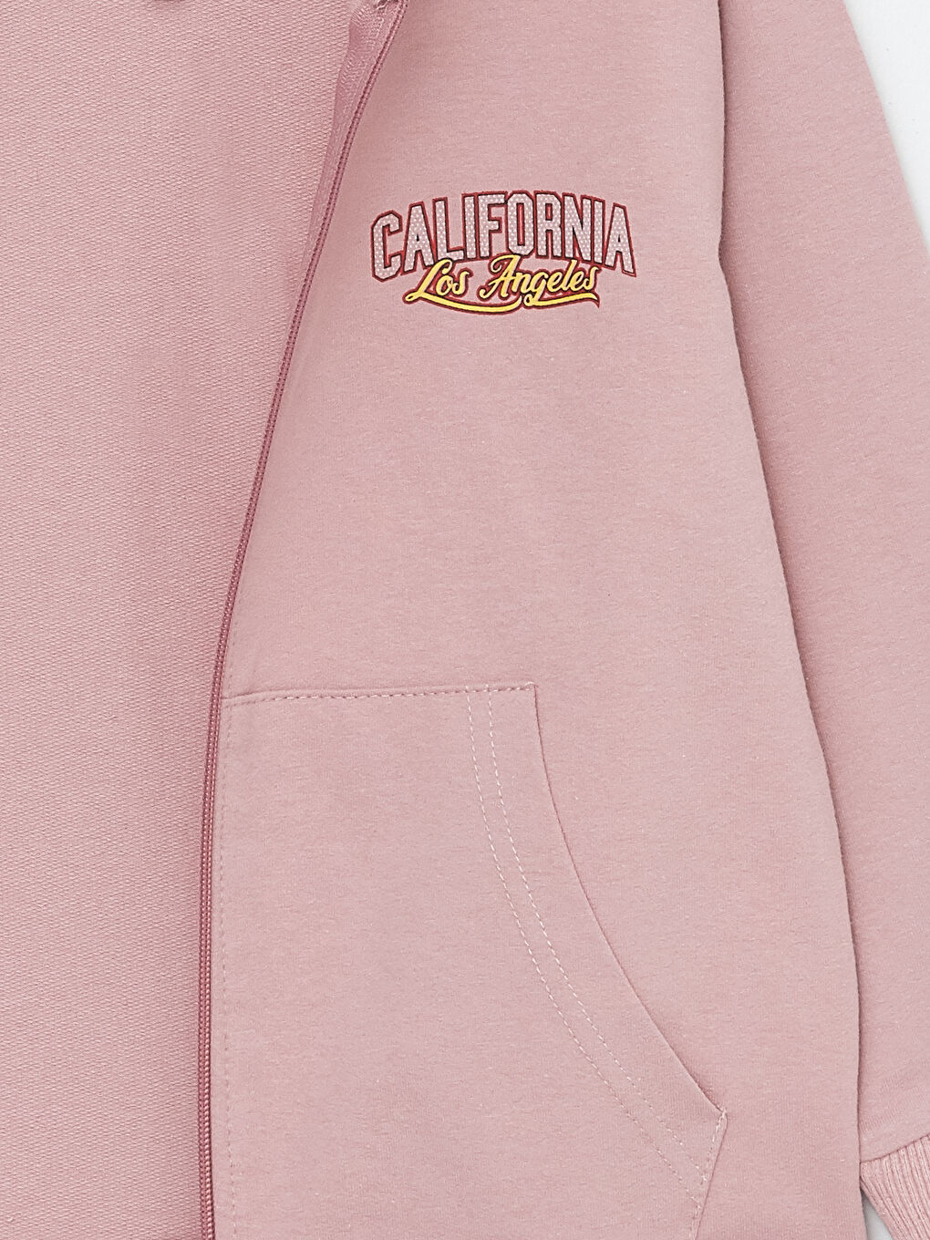 Calimera Kids Gül Kurusu Kapüşonlu Kız Çocuk Fermuarlı Sweatshirt - 2