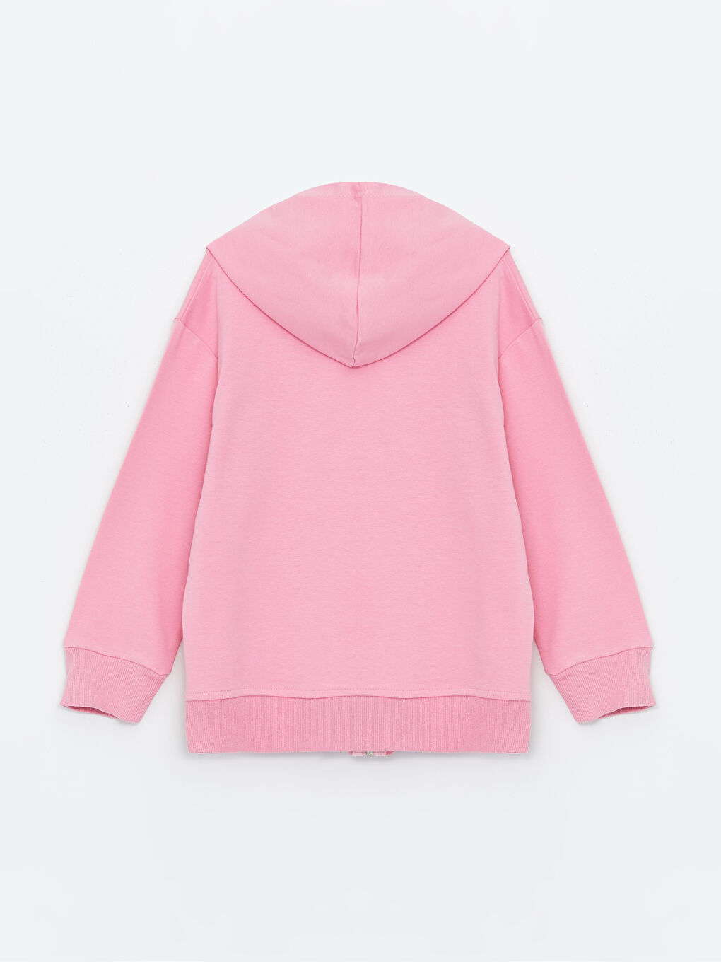 Calimera Kids Pembe Kapüşonlu Kız Çocuk Fermuarlı Sweatshirt - 1