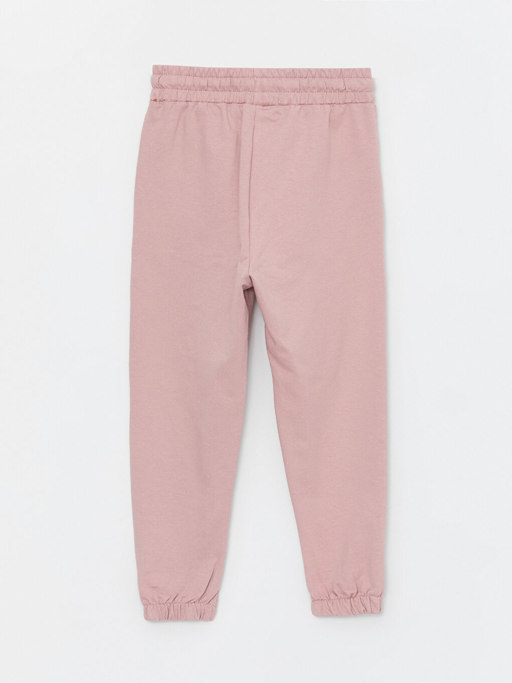 Pembe Beli Lastikli Kız Çocuk Jogger Eşofman Altı-1