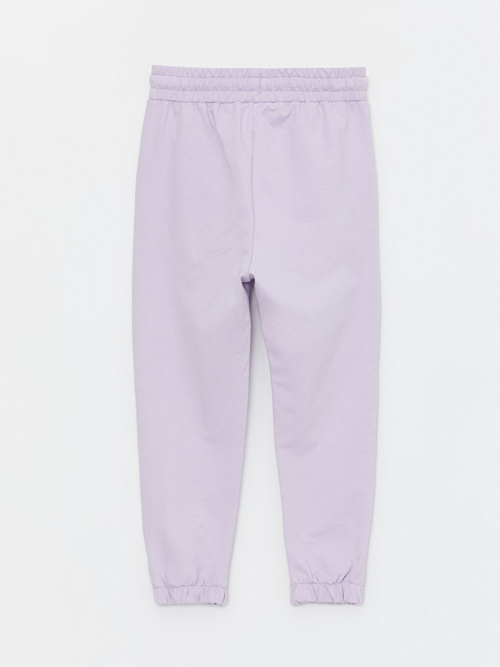 Lila Beli Lastikli Kız Çocuk Jogger Eşofman Altı-3