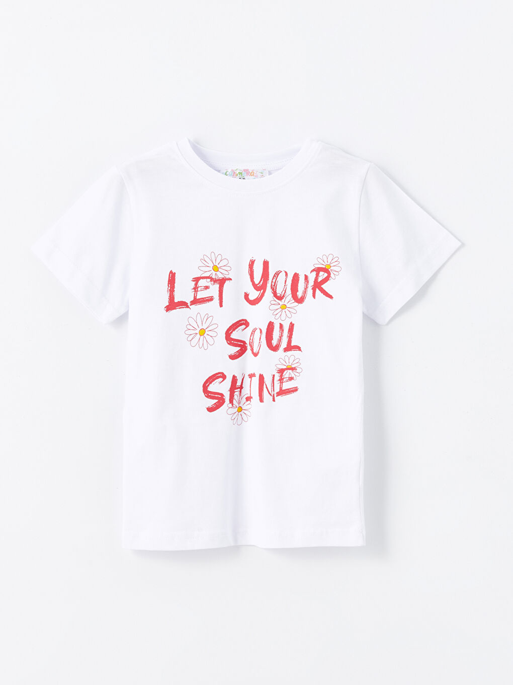 Pembe Bisiklet Yaka Kız Çocuk Tişört ve Eşofman Altı-1