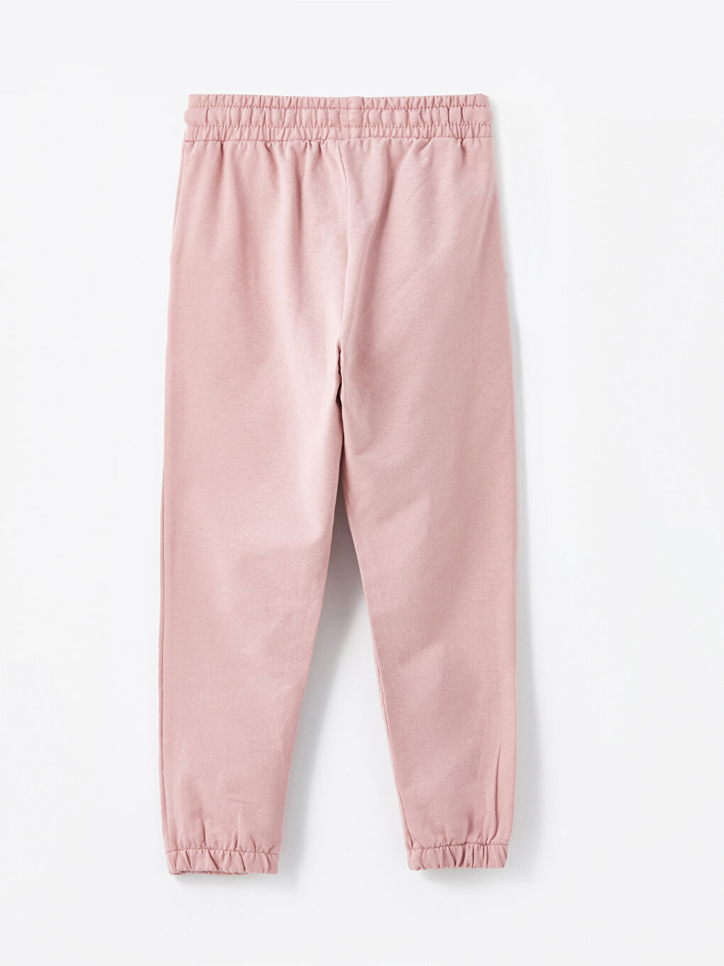 Pembe Bisiklet Yaka Kız Çocuk Tişört ve Eşofman Altı-5