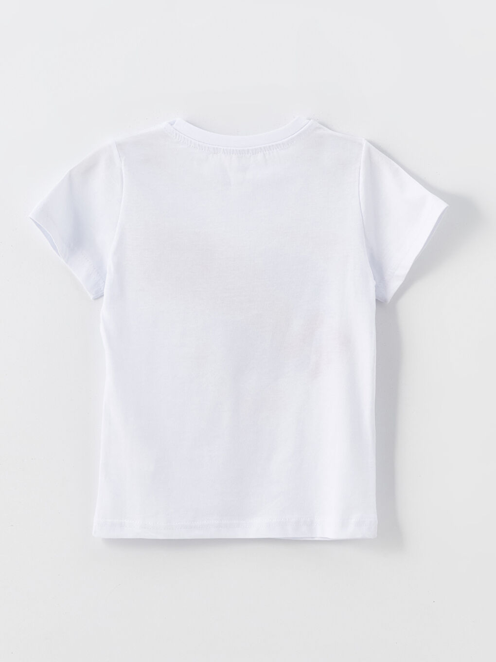 Sarı Bisiklet Yaka Baskılı Kız Çocuk Tişört ve Şort 2'li Takım-2