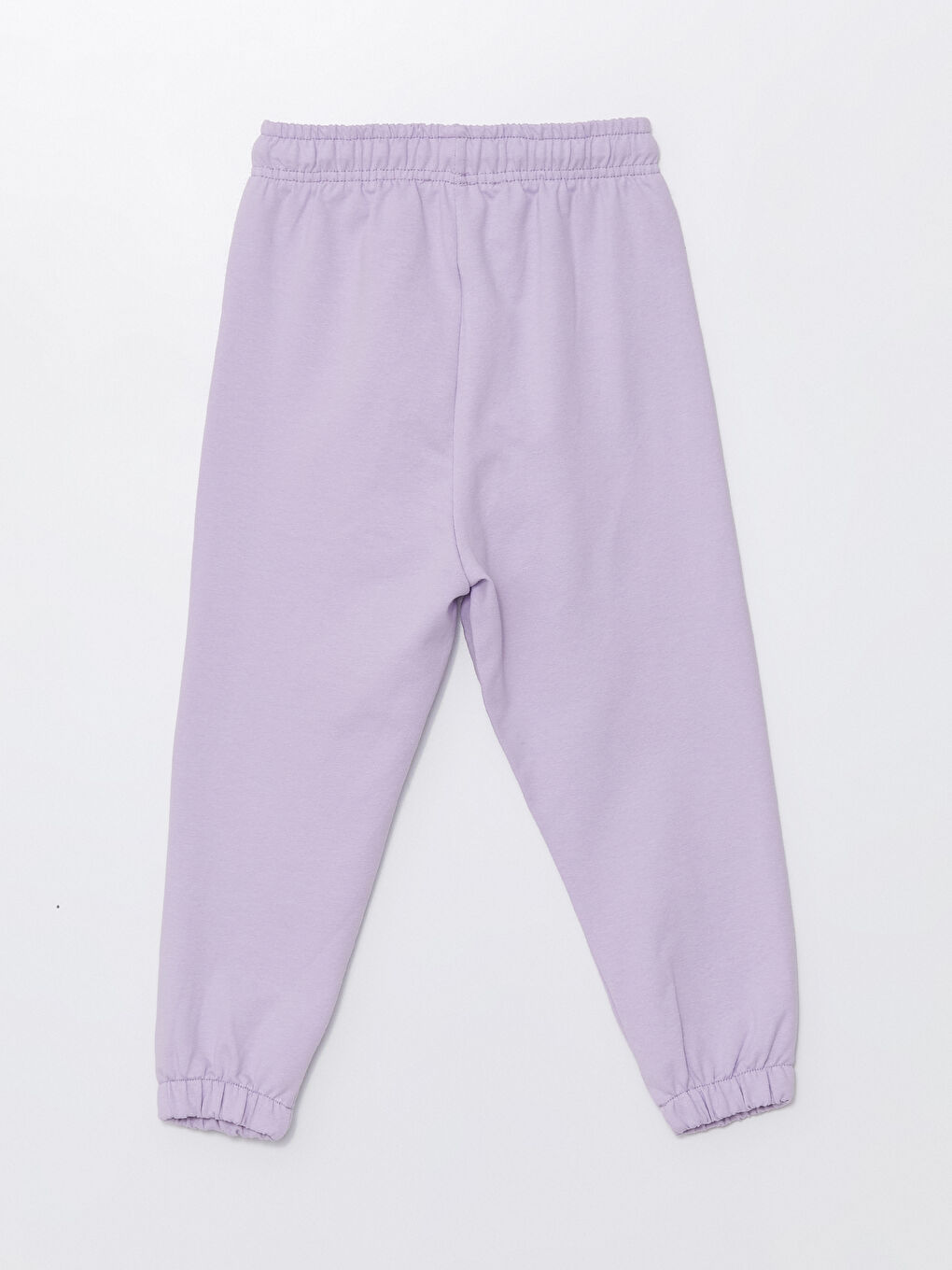 Lila Bisiklet Yaka Papatya Baskılı Kız Bebek Tişört ve Eşofman Altı 2'li Takım-6