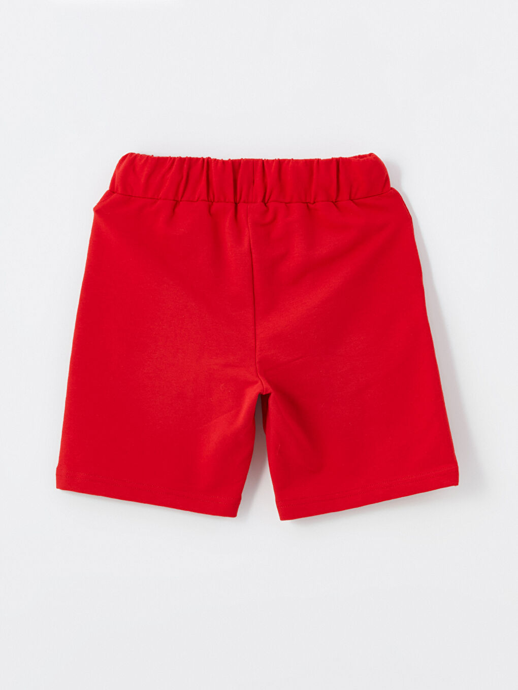 Kırmızı Bisiklet Yaka Erkek Çocuk Tişört ve Şort-6