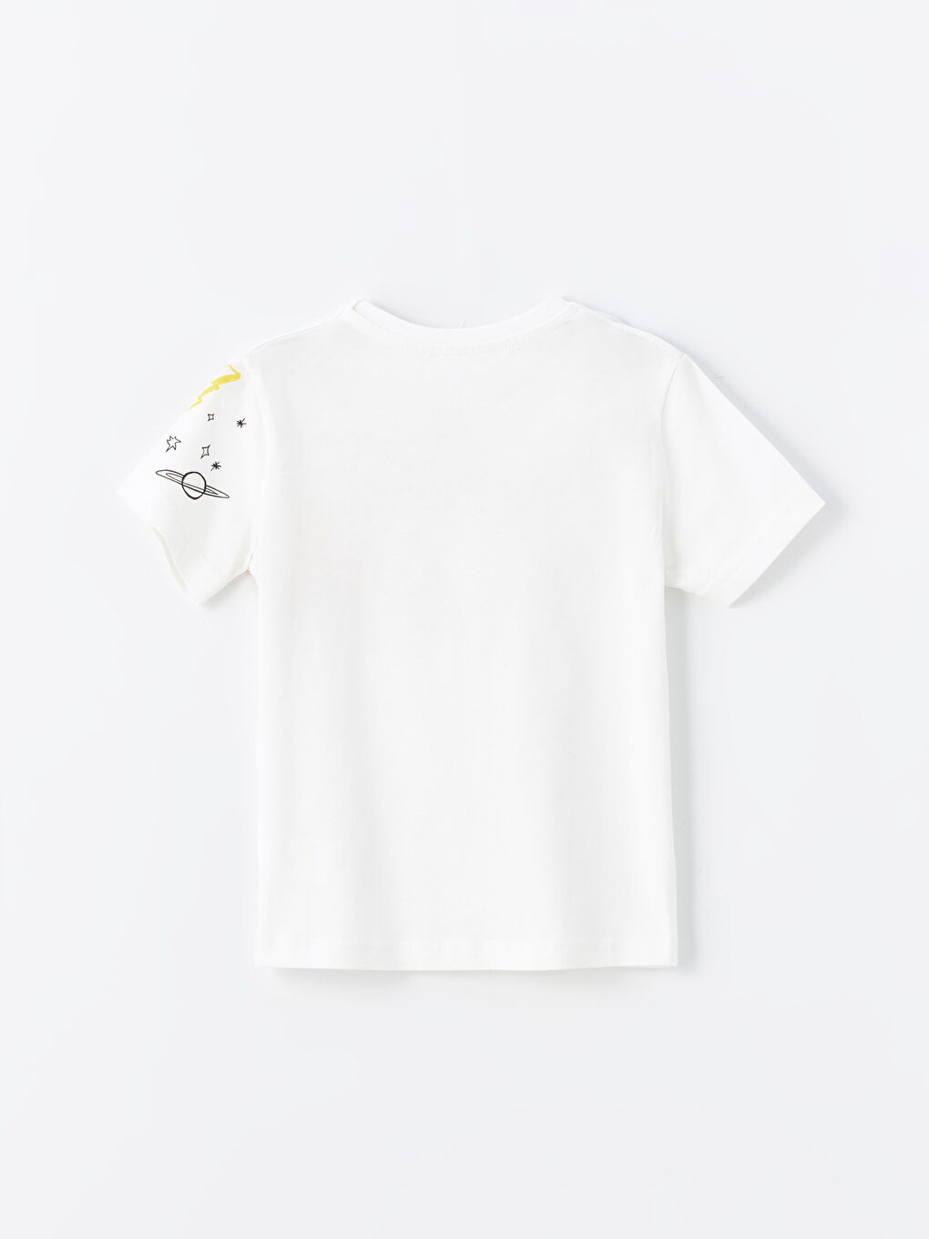 Siyah Bisiklet Yaka Baskılı Erkek Çocuk Tişört ve Eşofman Altı 2'li Takım-3