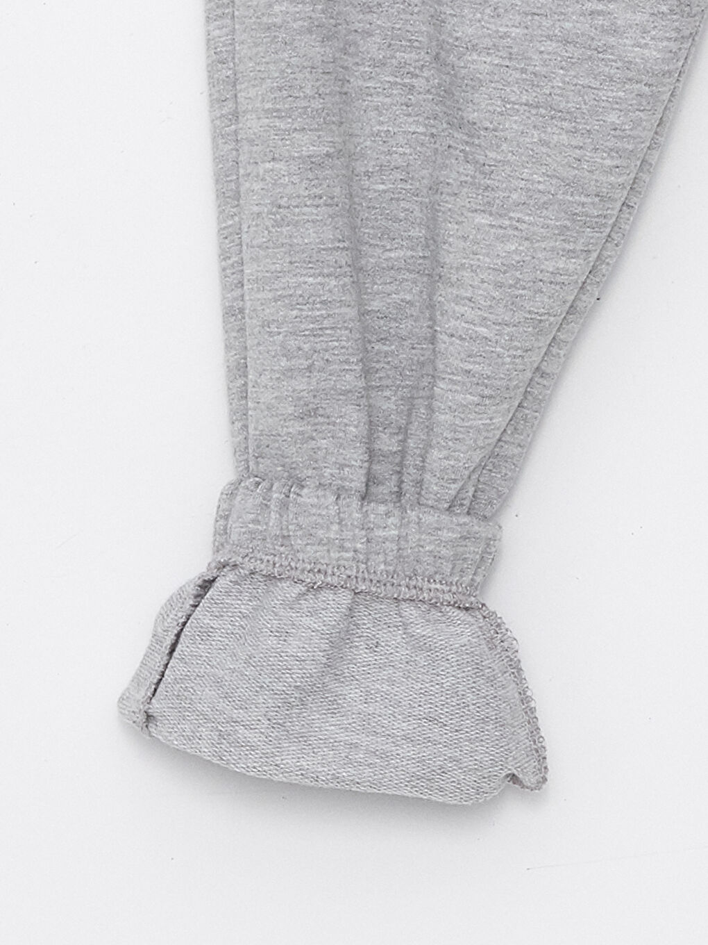 Gri Beli Lastikli Baskılı Erkek Çocuk Eşofman Altı-2