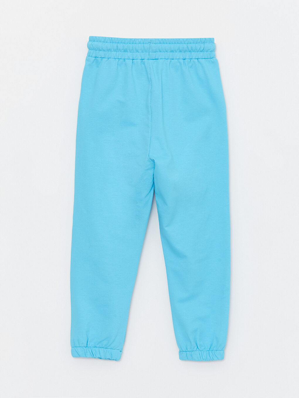 Mavi Beli Lastikli Baskılı Erkek Çocuk Jogger Eşofman Altı-3