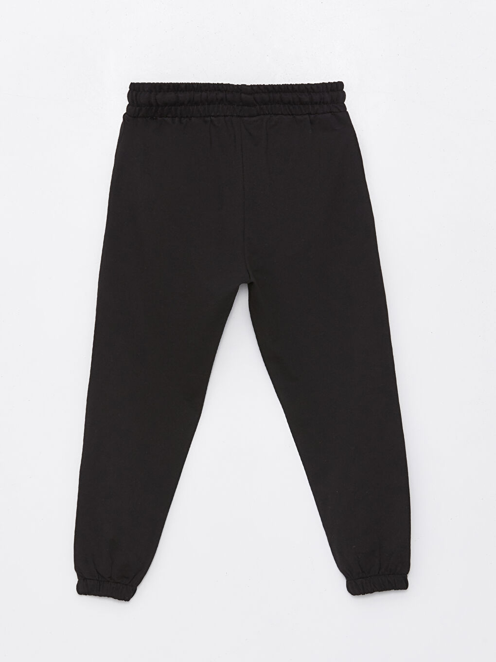 Siyah Beli Lastikli Baskılı Erkek Çocuk Eşofman Altı-1