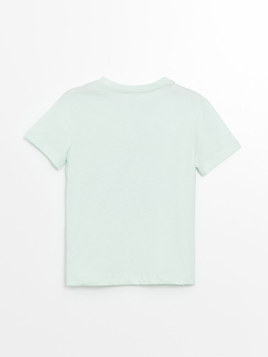 Mavi Bisiklet Yaka Baskılı Erkek Çocuk Tişört-1